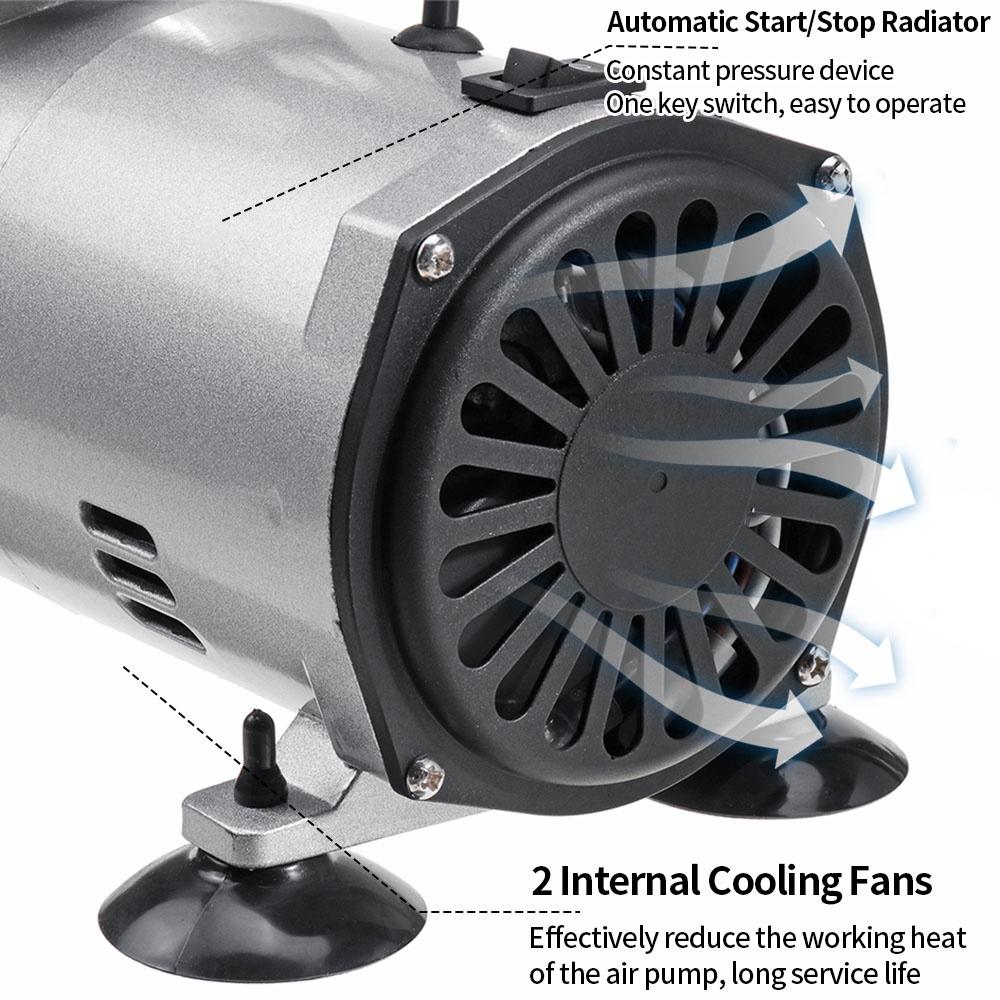 110/220V 50-60Hz 23-25L/min Piston Airbrush Compressor Portable High Pressure Spray Guns Pump For Spraying