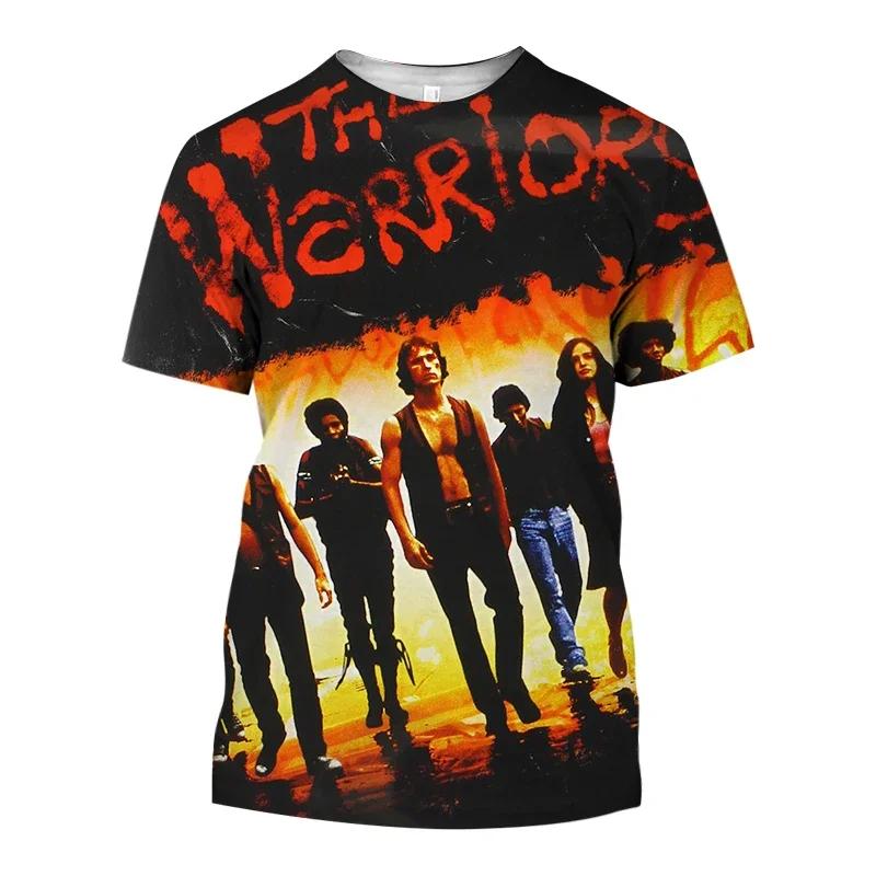 

THE WARRIORS Movie Harajuku Fancy 3D Print Streetwear Summer Daily Outdoor Sports Holiday Party Quick Dry Breathable Men T-shirt 6XL
