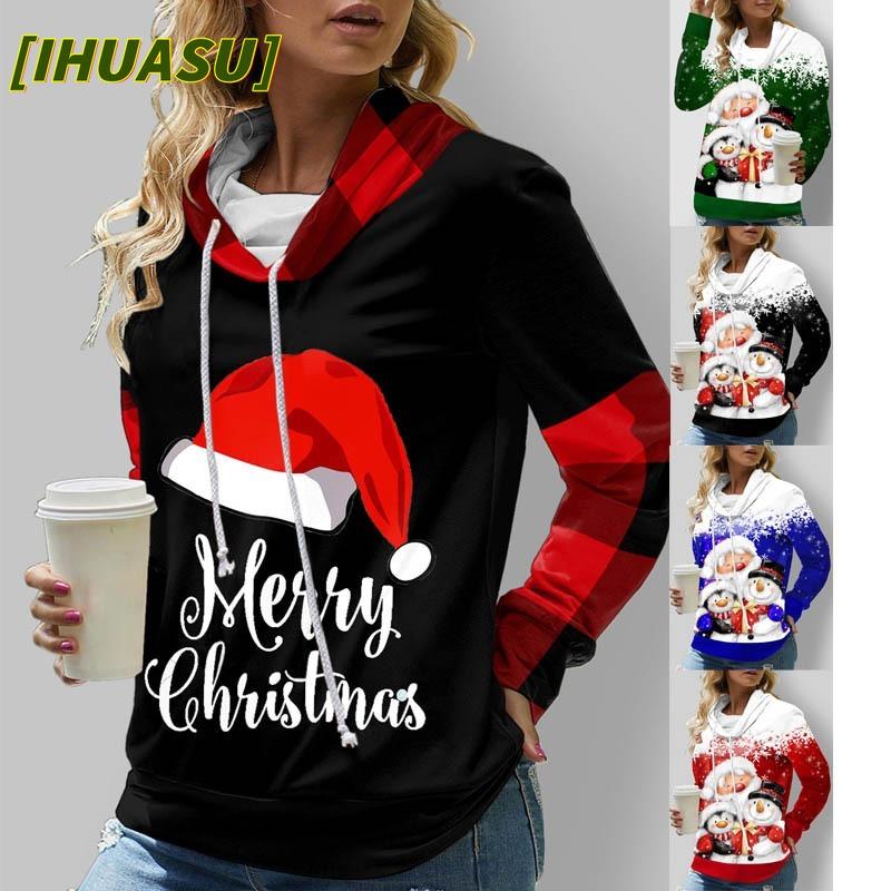 IHUASU Modische, lässige Langarm-Kapuzenpullover und Sweatshirts für Damen