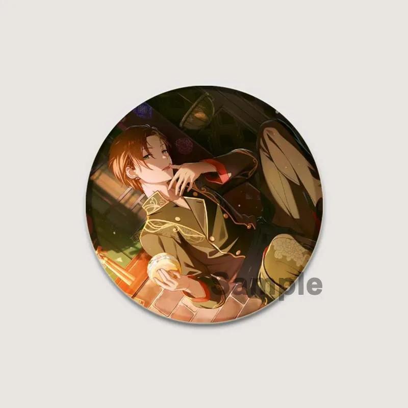 32/44/58mm Project SEKAI Blaszany Pin Okrągły Kreskówkowy Wpinany Broszki na Plecak Ubrania Akcesoria Odznaka Kolekcjonerska Anime Dekoracja Słodki