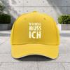 1pc N Scheiss Muss Ich Adjustable Sandwich Baseball Cap Trendy Printing Process Suitable For Outdoor Sports And Camping Ent