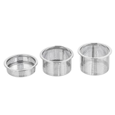 Stainless Steel Cleaning Stuff Cover Food Hair Stopper Colander Sink Strainer Plug Filter Basket