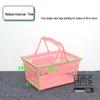 Thickened Handheld Plastic Shopping Basket - Suitable for Snacks, Household Vegetables, and Convenience Stores