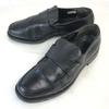 LLOYD Germany High-Quality Leather Slip-On Loafer Moccasin Shoes Size 8.5 27.0cm Black Dress Shoes
