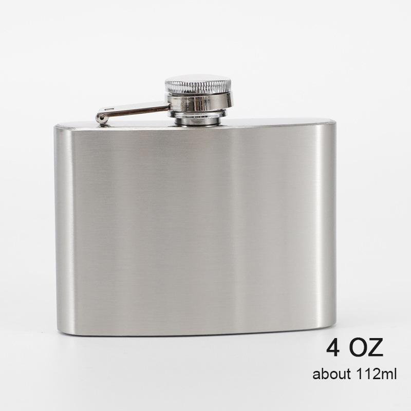 Portable Stainless Steel Hip Flask, Wine Bottle, Whisky Pot, Alcohol Container, Pocket, Leakproof Wine Bottle, Screw Cap