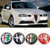 2026 Hot Sticker 74MM Car Front Rear Emblem Trunk Badge Sticker Replace Accessories for Alfa Romeo Logo Giulia 159 147 156 Stelv