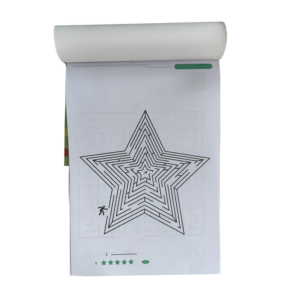 Non-Toxic Children'S Maze Game Book Student Concentration Training Intellectual Development Educational Early Learning Toys Kids Gifts