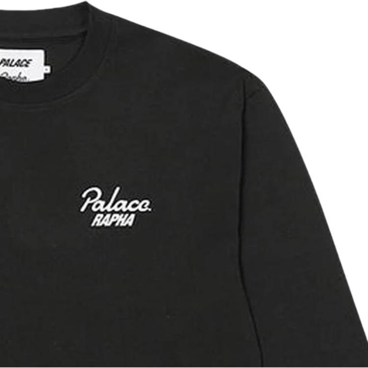 Palace X Rapha Ef Education First Langarm-T-Shirt ADQ02XXBLK