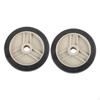 2 Air Compressor Wheels for Replacement and Transportation Needs