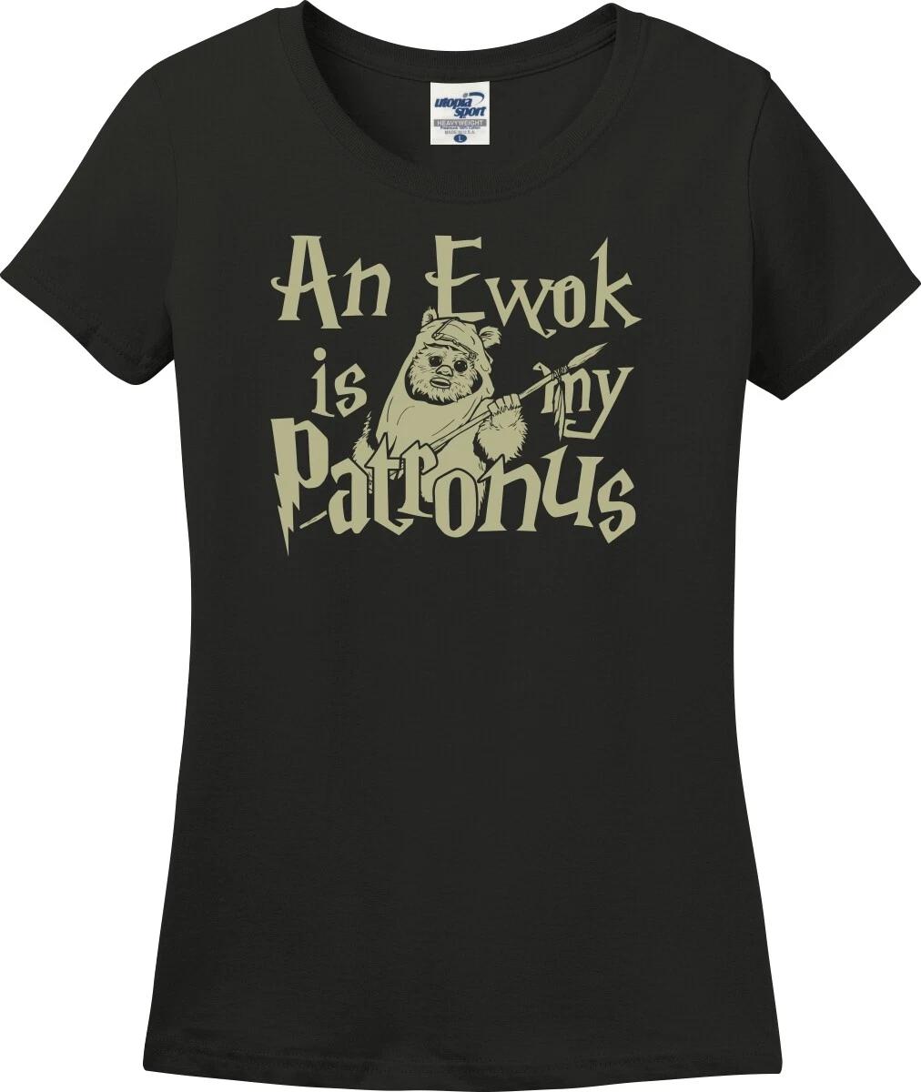 An Ewok Is My Patronus Funny Missy Fit Ladies T-Shirt (S-3X) XXXL
