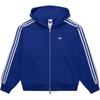 adidas Originals Logo Striped Full Zip Hooded Long Sleeve Sweatshirt Men Sweatshirt KC9318