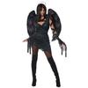 Costumes d'Ange Noir Costumes de Mariée Fantôme Costumes d'Halloween Jouer le Mal, Zombie Uniforme d'Ange Sombre Sorcière