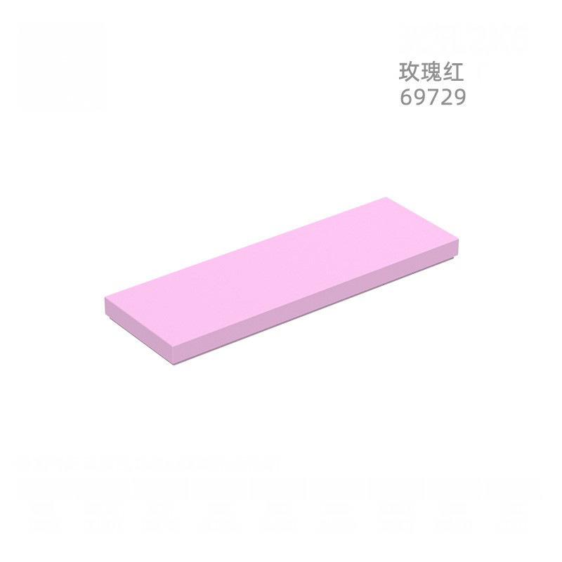 10PCS 69729 FLAT TILE 2X6 Plate Compatible Plate Self-Locking Bricks Building Blocks Toys Accessories 10pcs