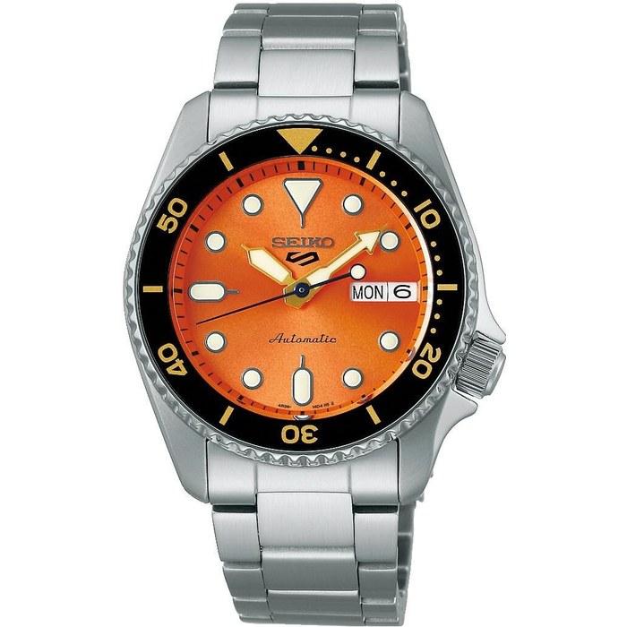 Seiko SKX Automatic Watch SRPK35K1 (Orange/Gray, 38mm)