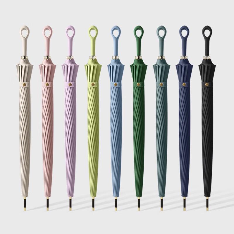 Mido M1613 Japanischer Stil Verstärkter 16-Rippen Winddichter Langstielschirm