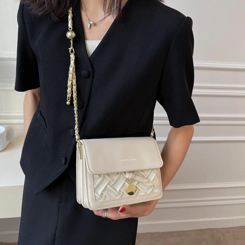 Bag Women's Spring New High-end Niche Versatile Messenger Bag Fashion Chain Small Square Bag
