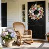 Fascinating Handcrafted Silk Daisy Wreath Adds A Touch Of Natural Charm To Your Space Ideal For Festivals And Gatherings