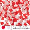 2500 Pieces of Heart-Shaped Heart Paper, Valentine's Day Table Decoration, Wedding Hand-Held Throwing Confetti, Balloon Filling