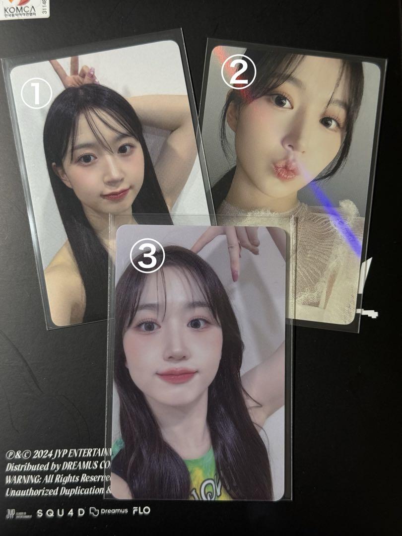 

[USED] NMIXX entwurf withmuu lucky drop bonus Hewon