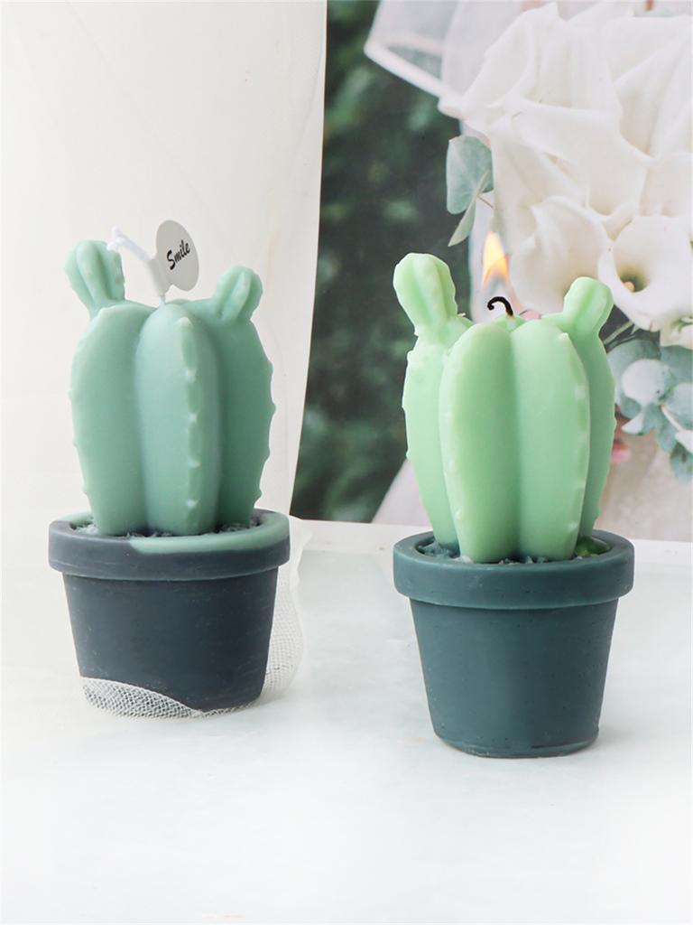 Succulent Scented Candle Mold Aromatherapy Soap Mould Gypsum Resin Mould Plaster Ornament for Birthdays and Festivals