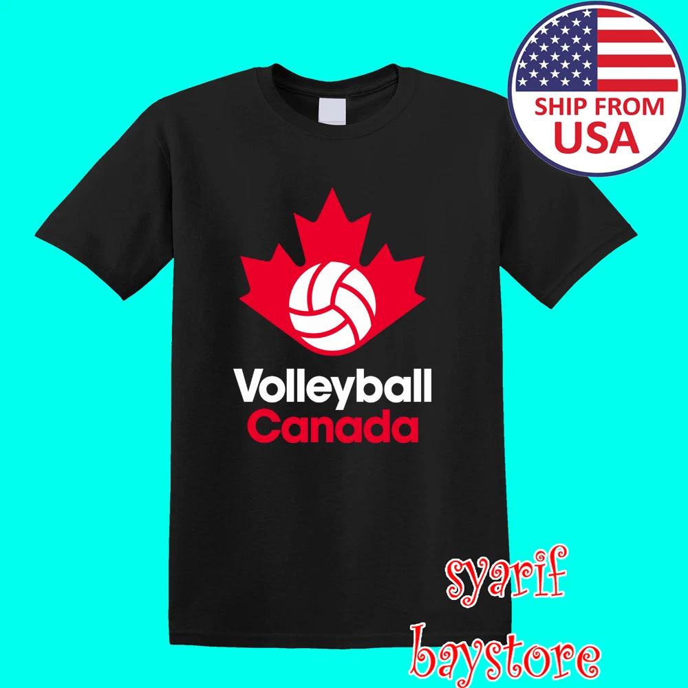 Men s and Women s T-shirts Volleyball Canada Volley Sports L