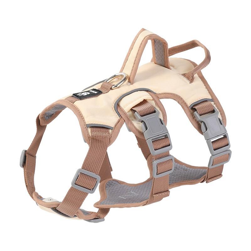 Adjustable Dog Harness Vest With Reflective Strip Medium To Large Breeds No Escape Design Oxford Fabric