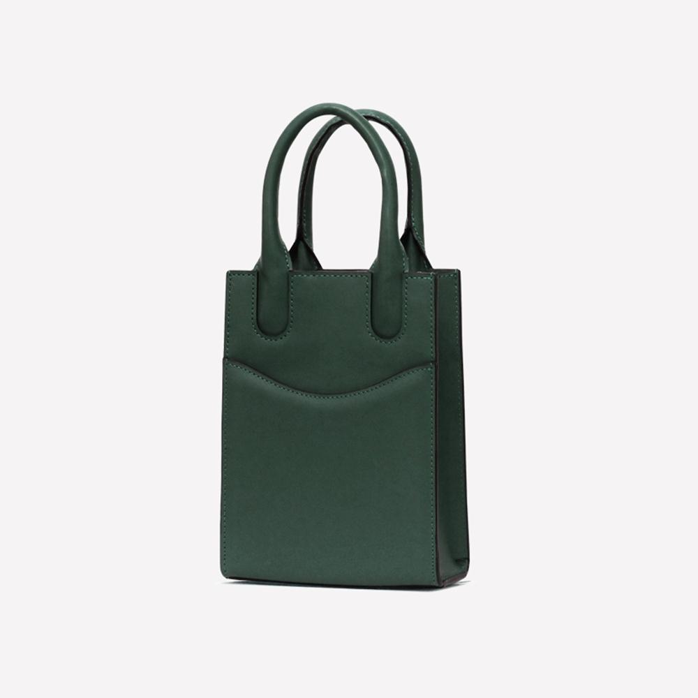 Matt Steen Cowhide Women'S Mini Tote Bag (Green)