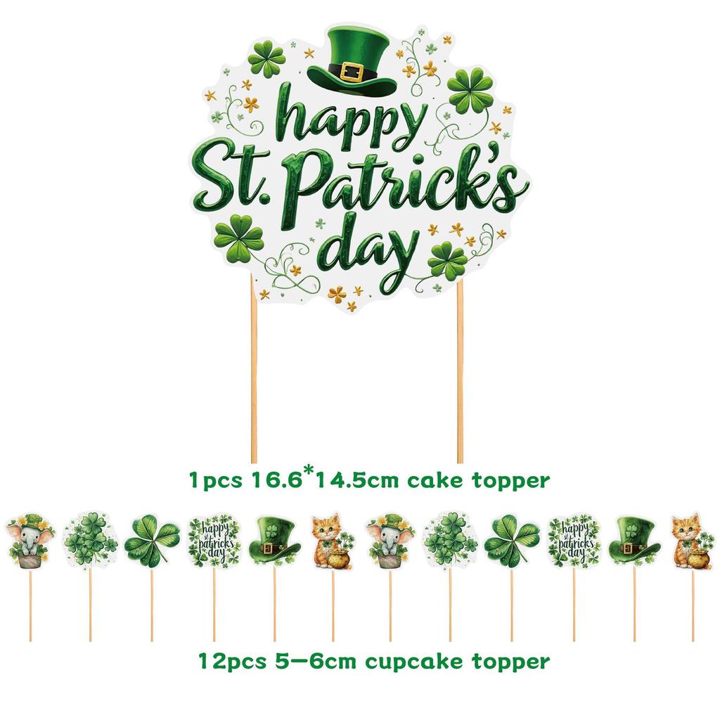 St. Patrick's Day Irish Festival Balloon & Swirl Bunting Decorations