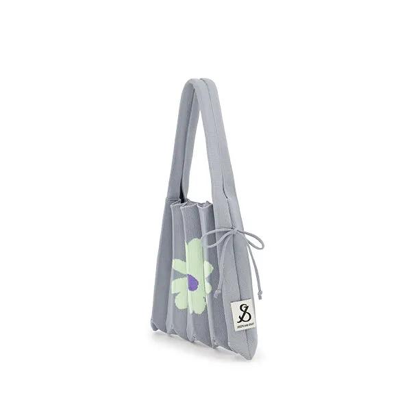 Lucky Pleats Knit S Daisy Neon Grey