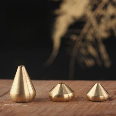 1 Pure Copper Incense Holder Used for Incense Sticks Coil Bottles Gourd-shaped Copper Incense Holder