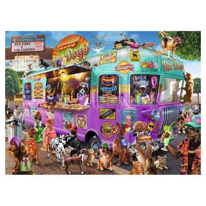 Puzzle - ravensburger - hot diggity dogs - 300 pièces - multicolore - animaux