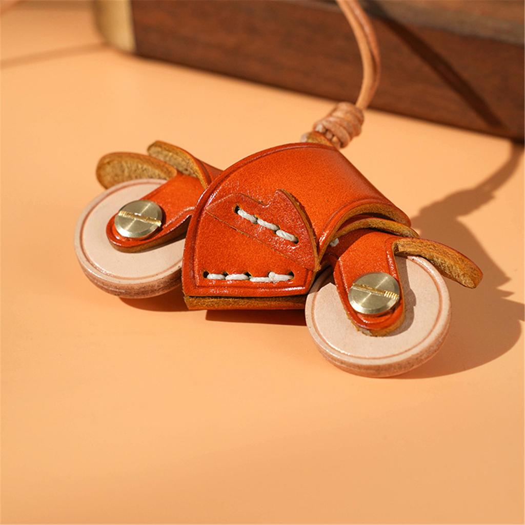 Cute Mini Motorcycle Keychain Accessory Bag Decoration for Bags and Backpacks with Personalized Design Options