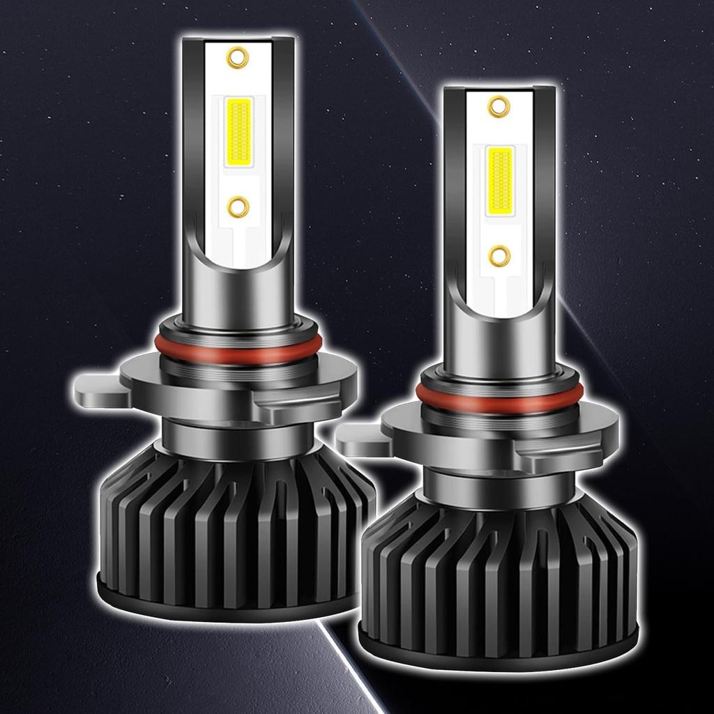 9006 Light Bulbs Compatible For 2006-2015 Toyota RAV4 Super Brightness 6000K Car Front Led Headlight With Built-In Driver, High And Low Beam Fog