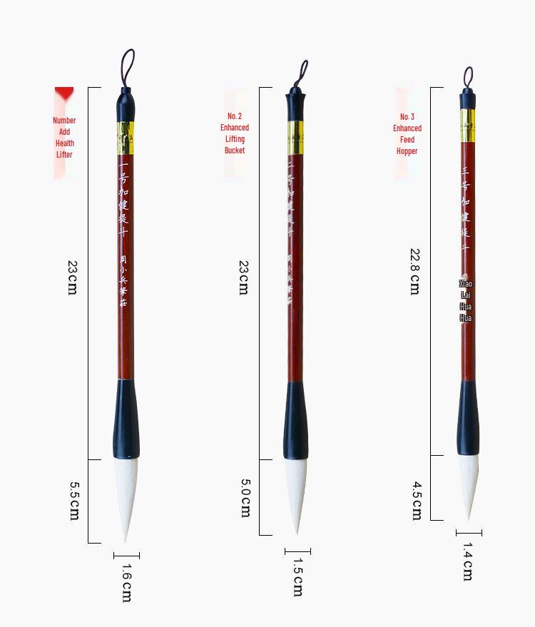 Zhou Xiaobing Pen Shop Jiajian Ti Dou: Student Pen Holders & Calligraphy Tools for Big Characters, Couplets, Regular Script, and Flower-Bird Painting.
