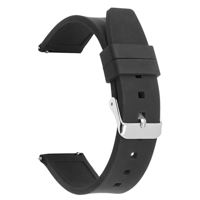 Schnellverschluss Wasserdichtes Silikon Smartwatch Armband 16-28mm