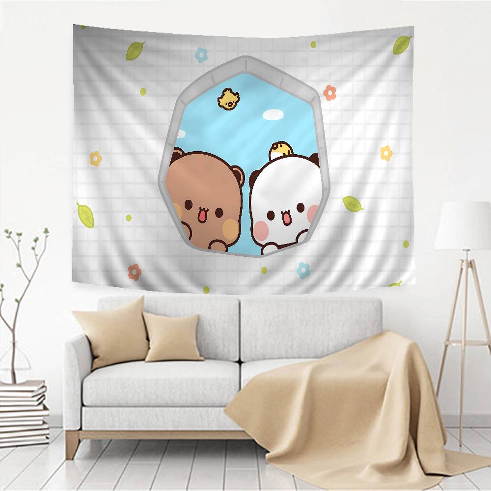 Cartoon Cute BBubu DDudu Colorful Tapestry Wall Hanging Cheap Hippi Bohemian Wall Tapestries Mandala Wall Hanging Sheets
