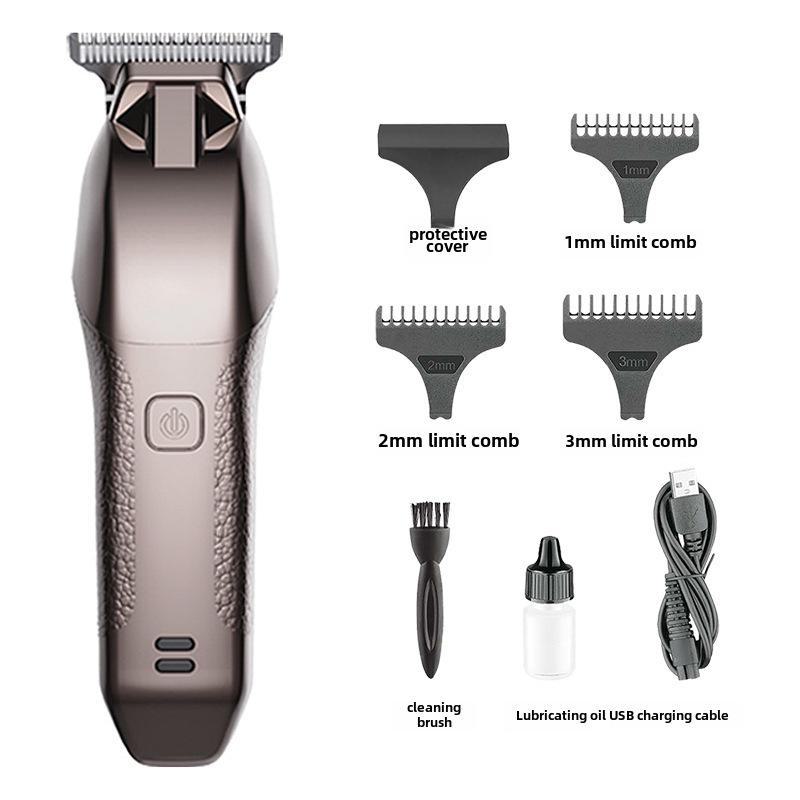 

Винтажная электрическая аккумуляторная машинка для стрижки волос с цифровым дисплеем — профессиональный инструмент для карвинга и укладки. Y1 Light Display Model