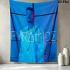 M Pokora Wall Tapestry Aesthetic Wall Hanging Printed Fabric Blanket Decorative Tapestries For Bedroom Living Room Home Decor