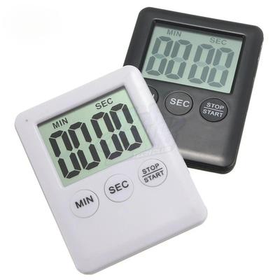 Magnet Kitchen Cooking Timers LCD Digital Screen Kitchen Timer Square Cooking Timer Count Up Countdown Alarm Magnet Clock