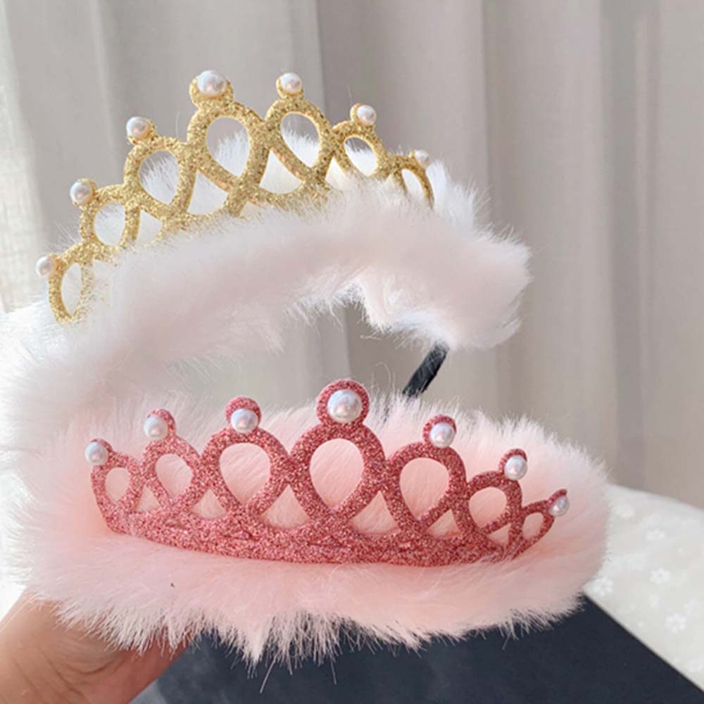 Cute For Party Crown Children Kids Girls Hair Band Hair Hoop Birthday Headwear Headband