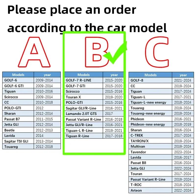 For Volkswagen steering wheel paddle shift VW MK7 Golf 7 Rline 7.5 GTI Tiguan Sciricco Touran X Sagitar POLO GTD GTE accessories