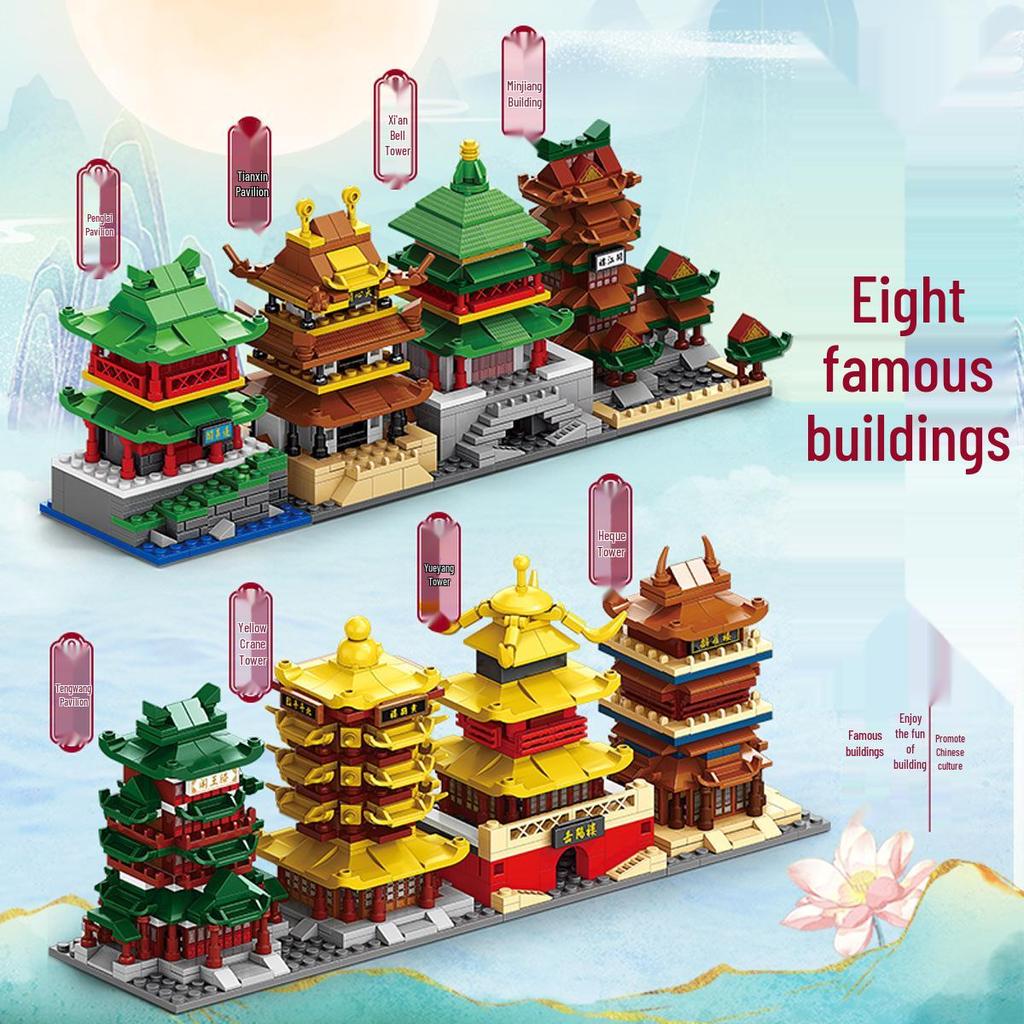 Lego-Compatible Educational Building Blocks: Military, Aerospace, Cartoon, and Ancient Architecture Toys for Children