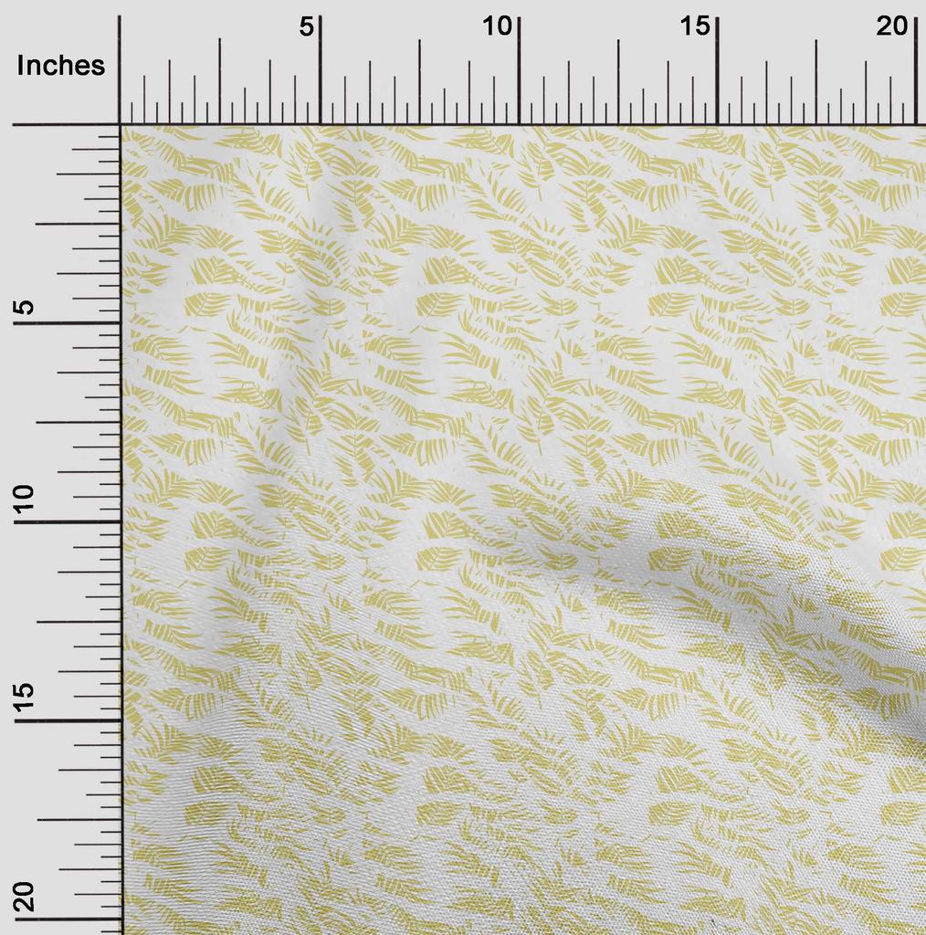oneOone Bumbac Elastic Galben Deschis Material Tropical Proiecte Artizanale Decor Material Imprimat la Metru 40 Inch