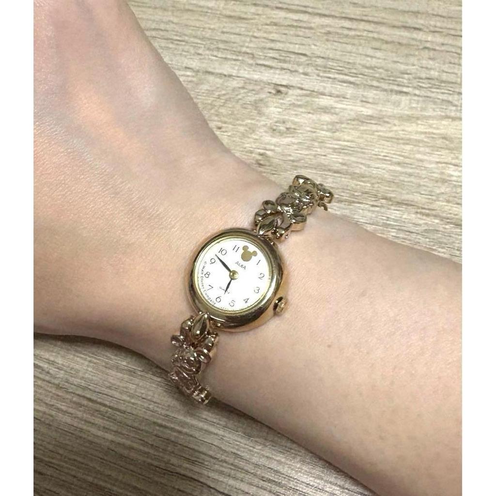 Used SEIKO ALBA Bracelet Watch Mickey Mouse