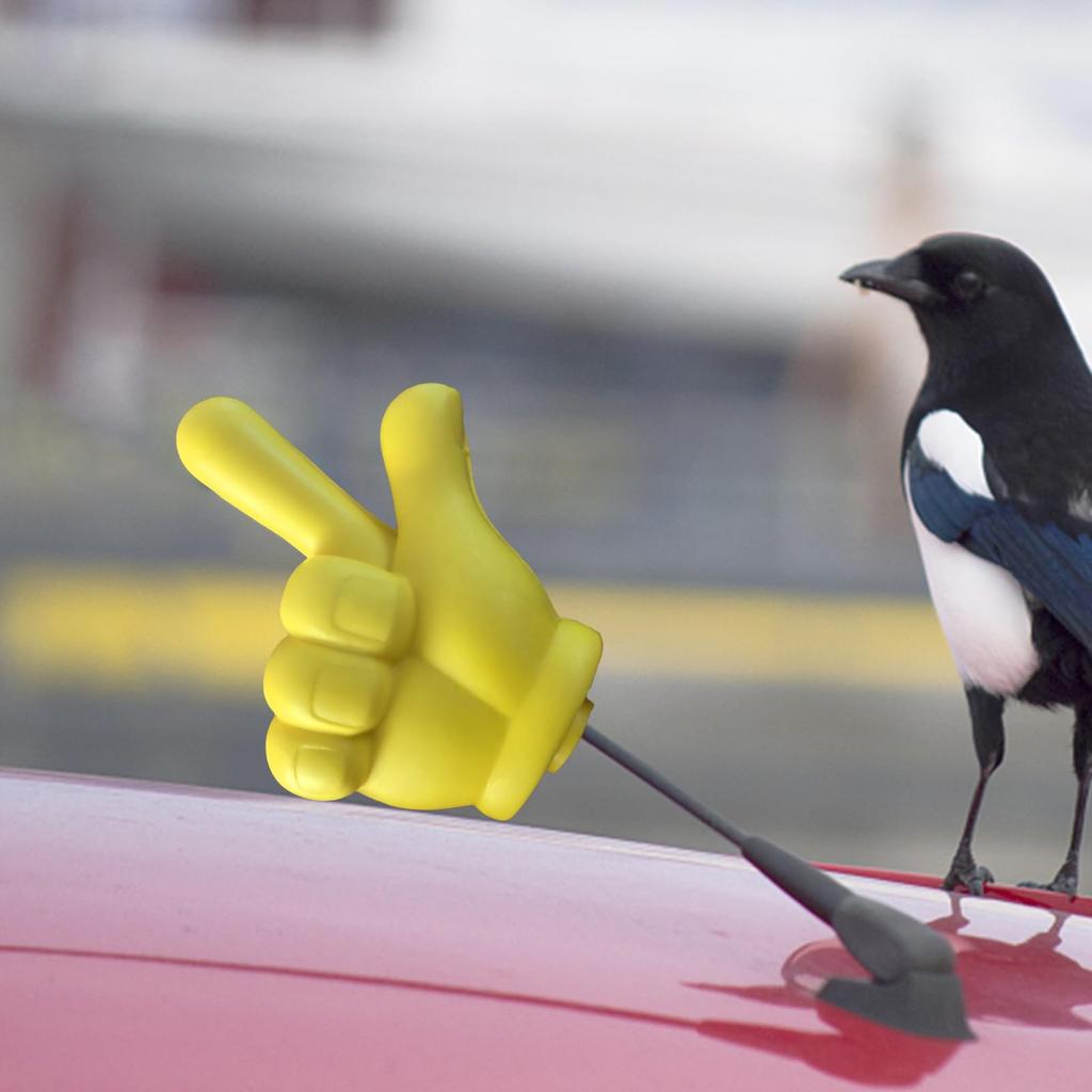 Antenna Topper Hand Gesture - Car Antenna Ball | Cute Roof Decoration Truck RV SUV Universal Home Trailer