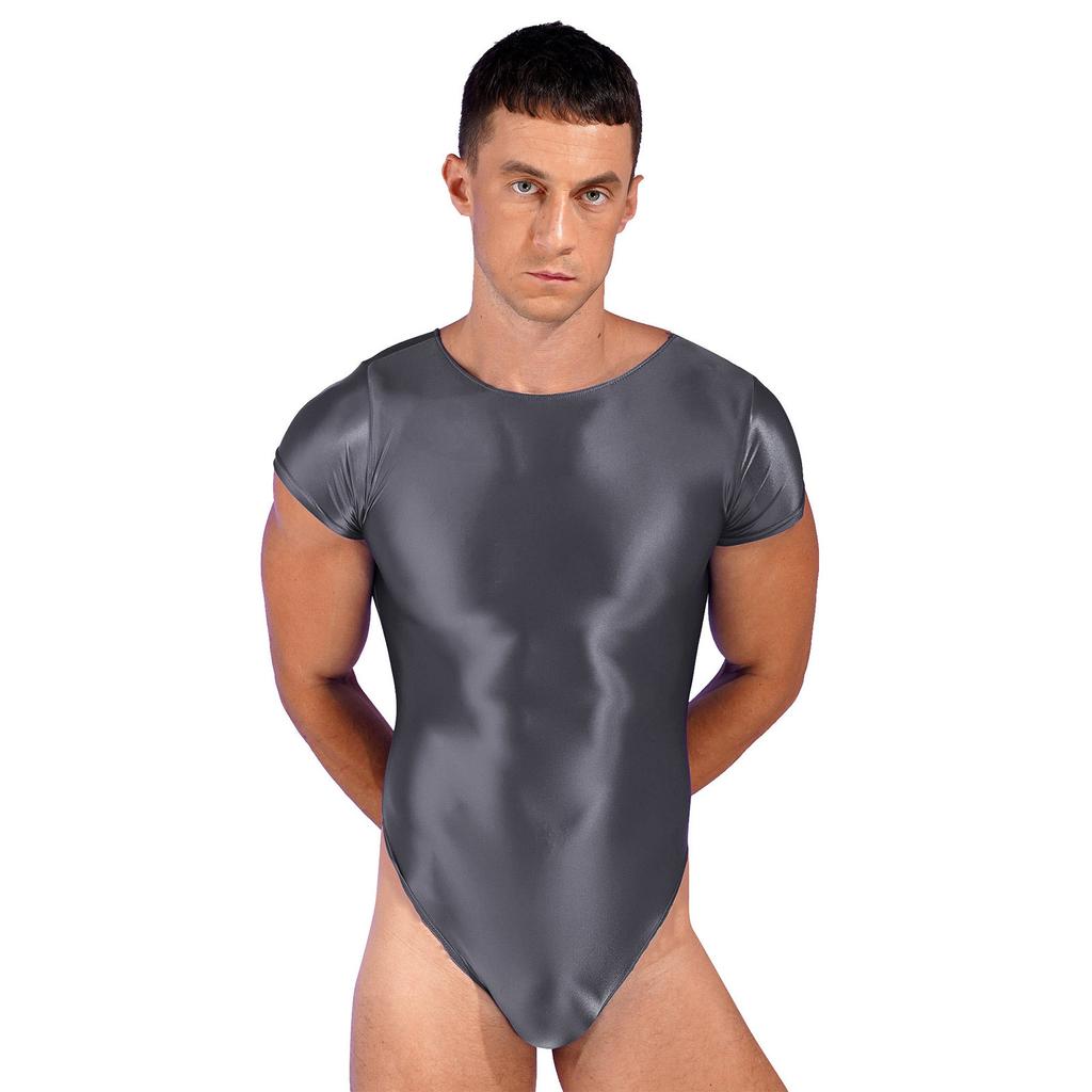Pánská přiléhavá kombinéza Unitards sportovní bodysuit s krátkým rukávem