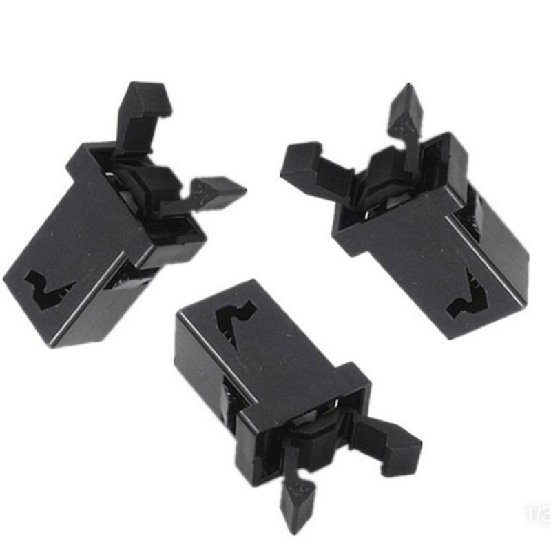Plastic Trash Can Lid Lock Latch Clips Replacement Parts Durable Snap-In Fastening Buckle for Garbage Bin Lid Secure Closure