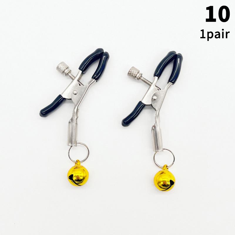 1 Pair Adult Nipple Clamps Metal Milk Clip Breast Clitoris Massage Sex Toy for Couples Novelty Lover Game Female Sex Toys