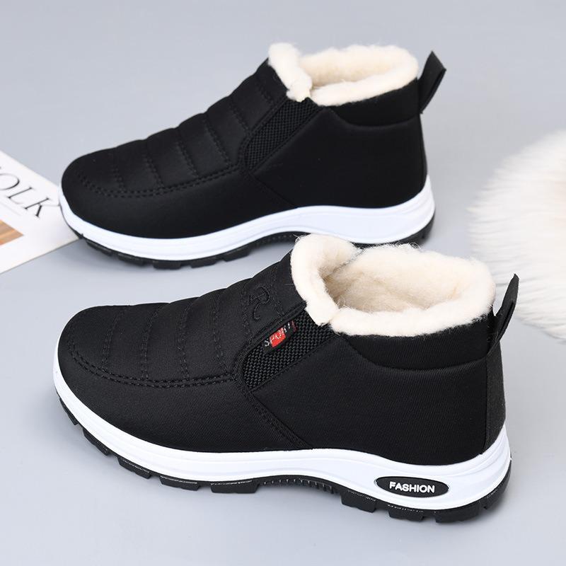 Cotton Shoes Women's Winter Velvet Warm Cotton Boots Casual Shoes Non-slip Soft-soled Cloth Shoes Women's Shoes