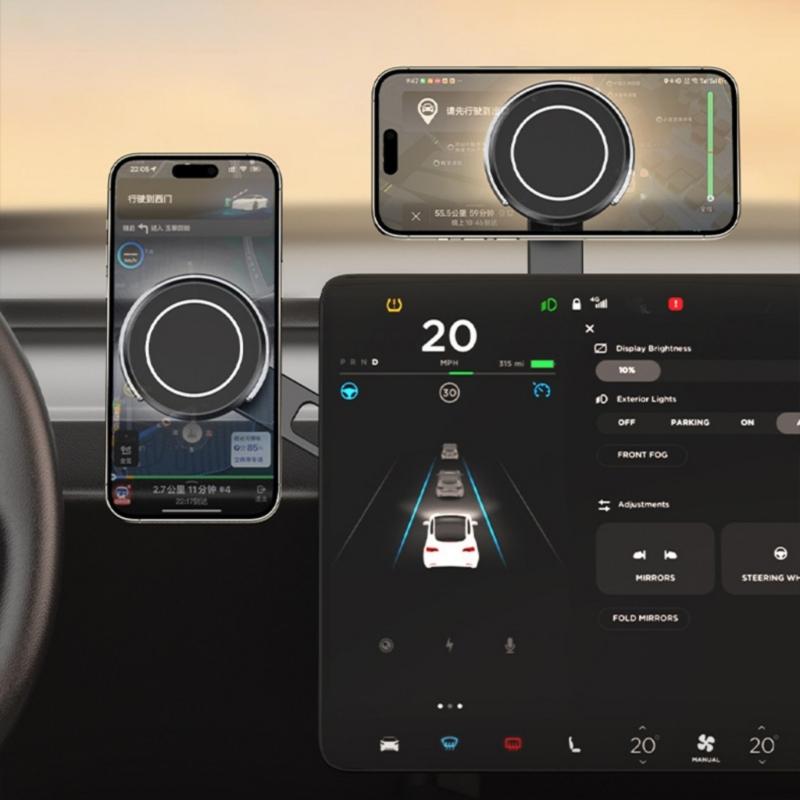 Foldable Magnetic Car Phone Holder Suction Cup Mount Stand for Phone 17 16 Mount Holder for Windshield and Dashboard